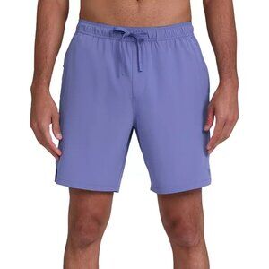 Bad Birdie Men's 8" Active Golf Shorts Indigo Dawn Stretch Pockets Size Small